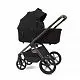 Коляска 2в1 Peppy Soho Black (рама шоколад)