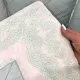Дизайнерский комплект постельного белья «Мятное кружево»