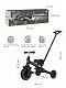 Велосипед трехколесный Qplay T80 Stager Black