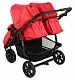 Коляска для двойни Cozy DOU прогулочный блок Red