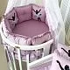 Комплект в кроватку дизайнерский "Балерины"