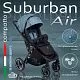 Прогулочная коляска Suburban Compatto Blue (Air)