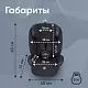 Автокресло поворотное группа 0123 (0-36) Suburban 360 Isofix Black