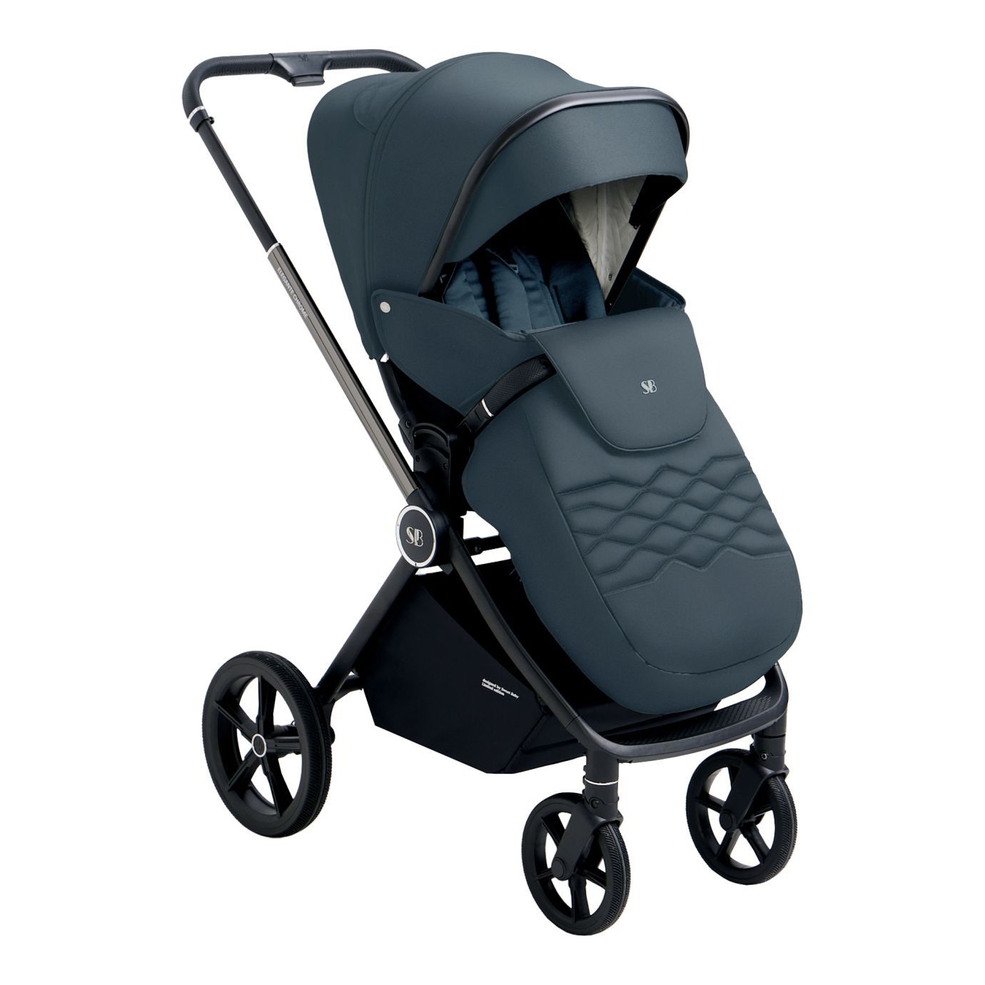 Прогулочная коляска Elegante Chrome Blue