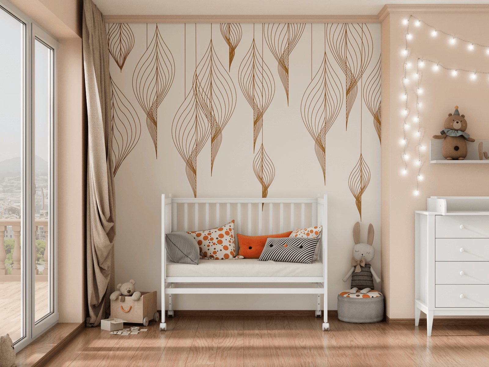 Кроватка Lunna Lika белый