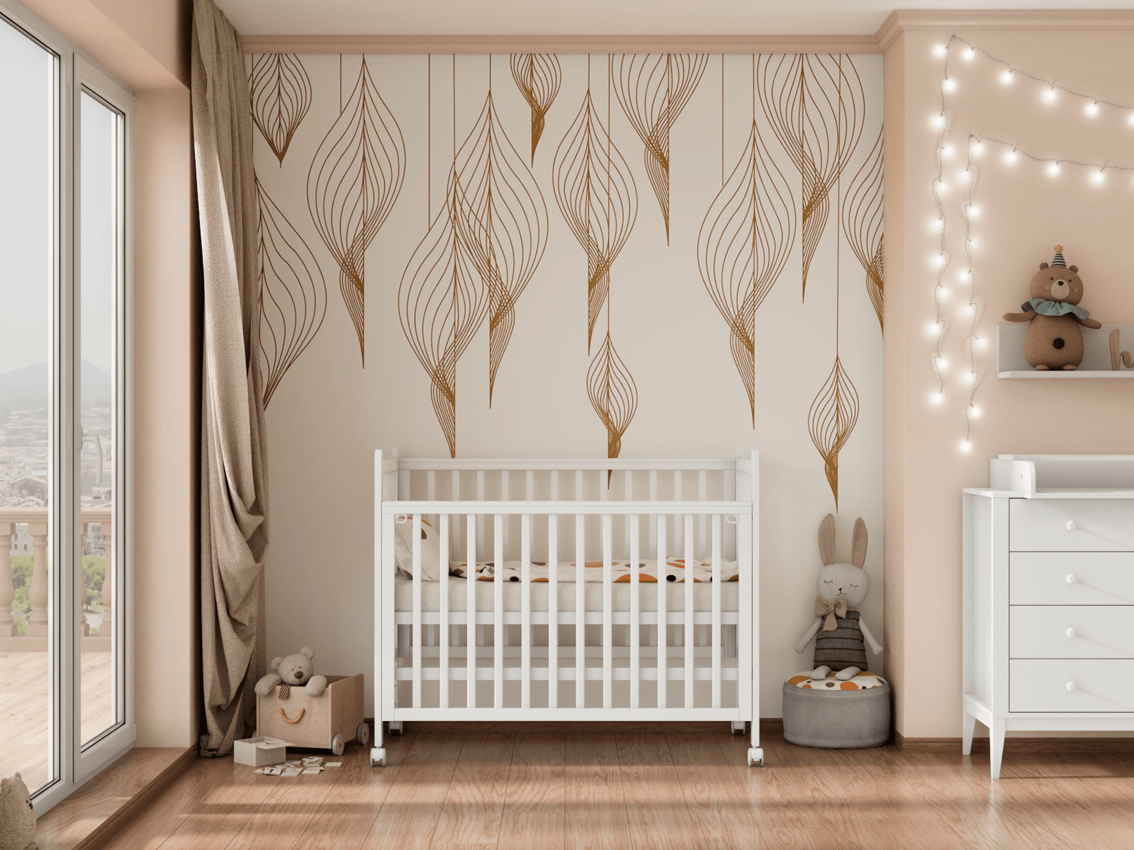 Кроватка Lunna Lika белый