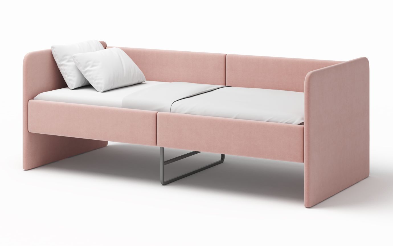 Кровать-диван "Donny" розовый