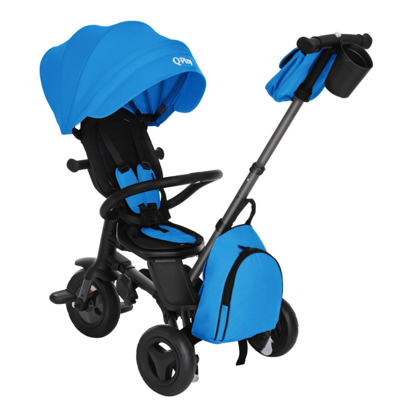 Велосипед трехколесный Qplay S700-13 Nova+ Blue (Rub/Graphite)