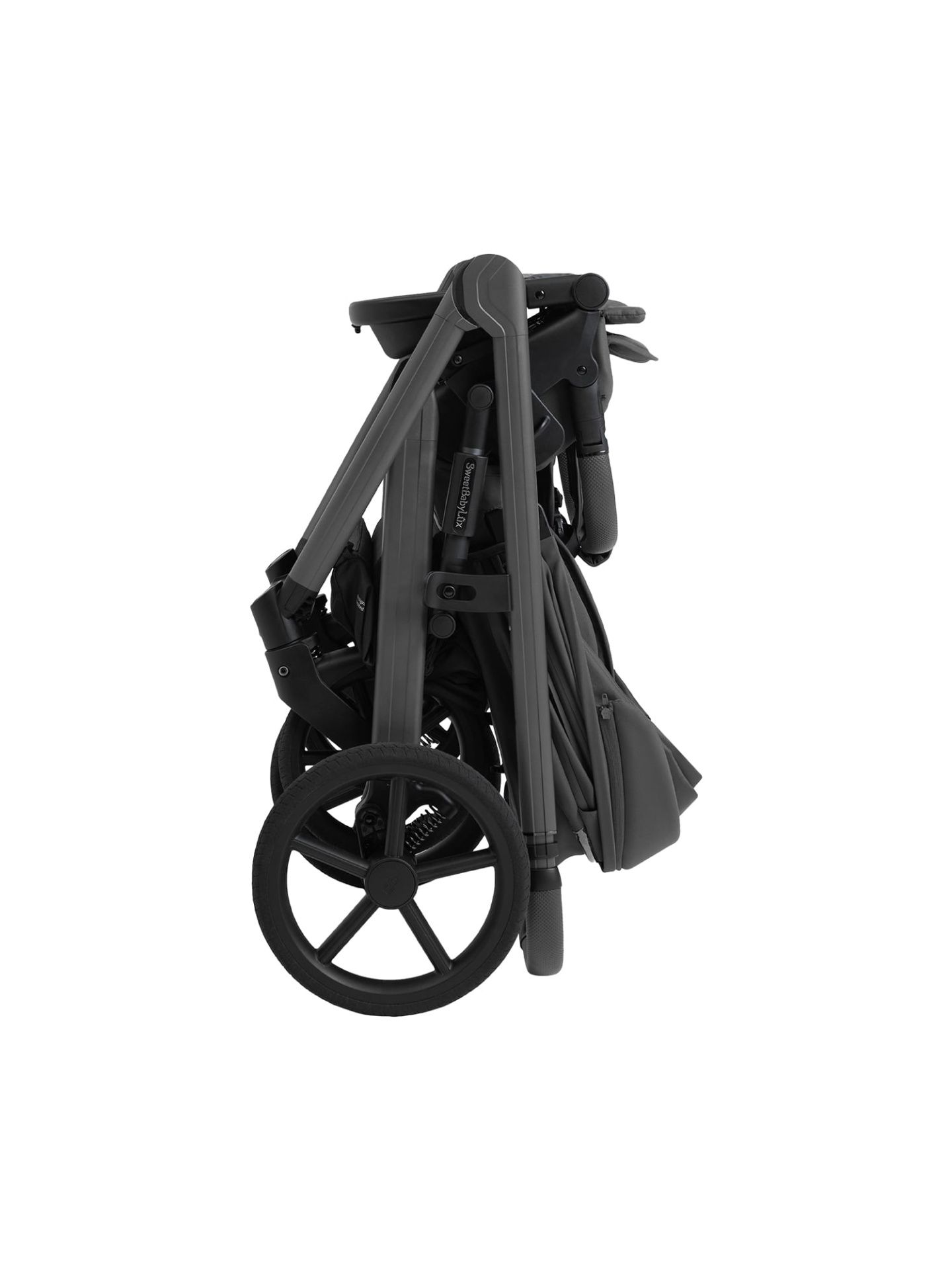 Коляска 2в1 SBL Dolce Dark Grey