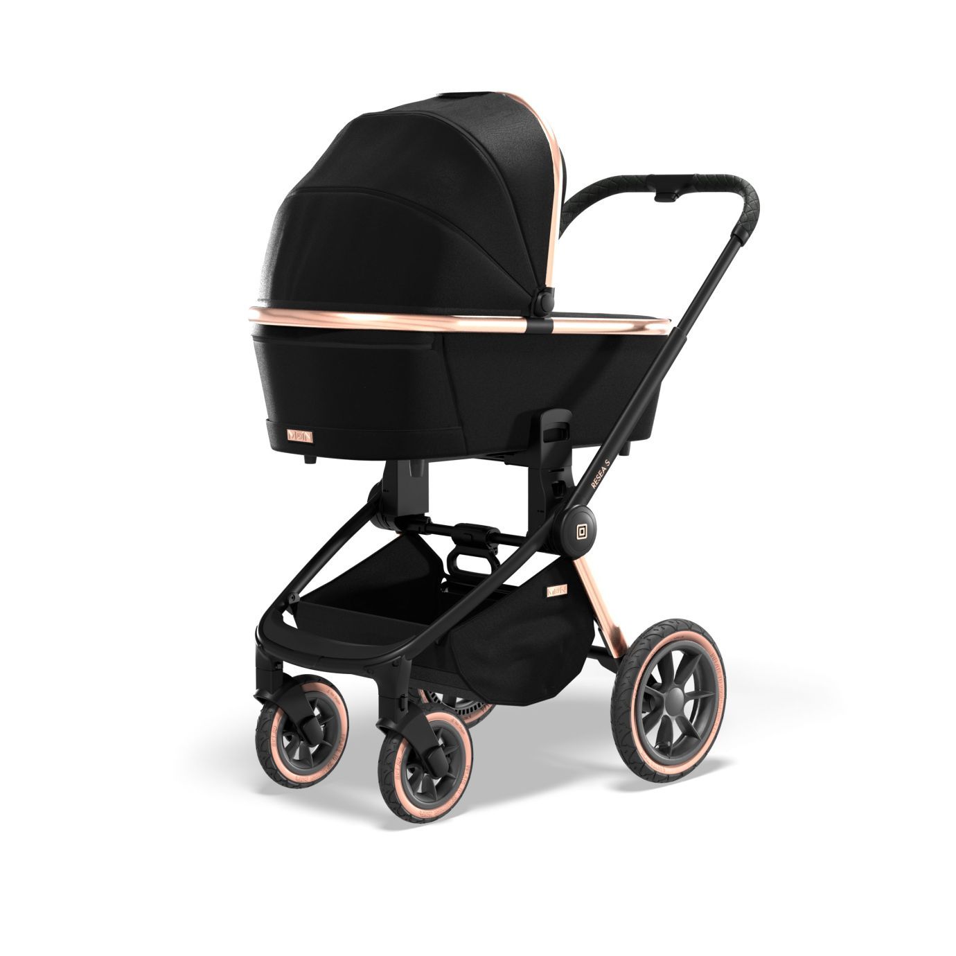 Коляска 2в1 Moon Resea S Rosegold