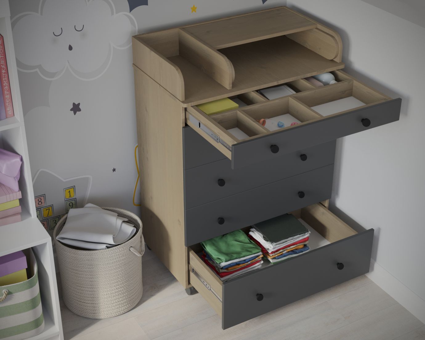 Пеленальный комод Оскар