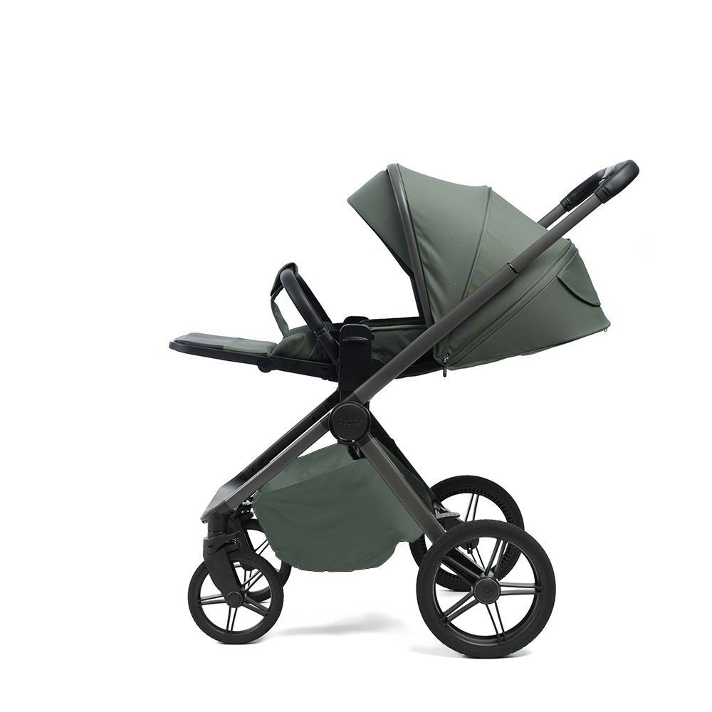 Коляска 2в1 Peppy Monaco Plus Oliva Green (рама серая)