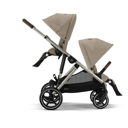 Прогулочная коляска для двойни Cybex Gazelle S BLK 2024