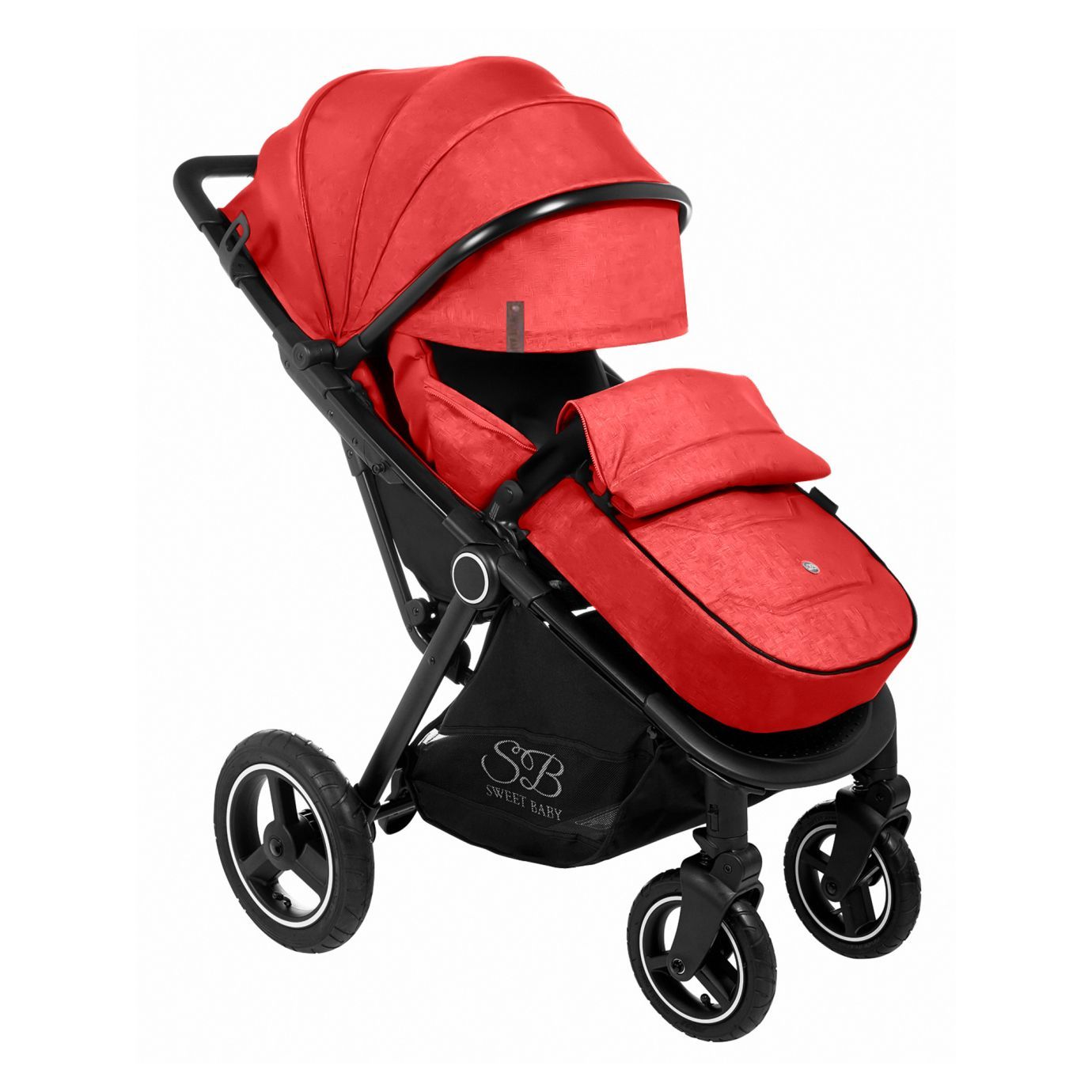 Прогулочная коляска Suburban Compatto Red Neo (Air)