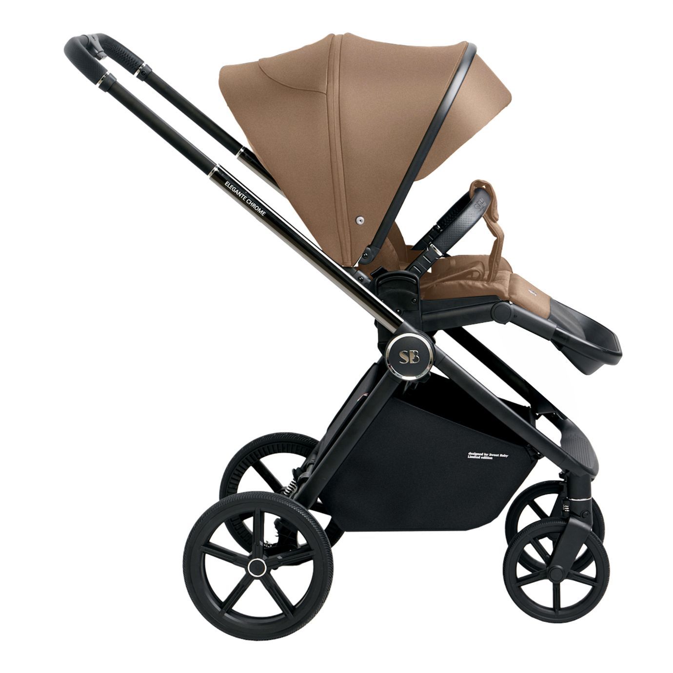 Прогулочная коляска Elegante Chrome Brown