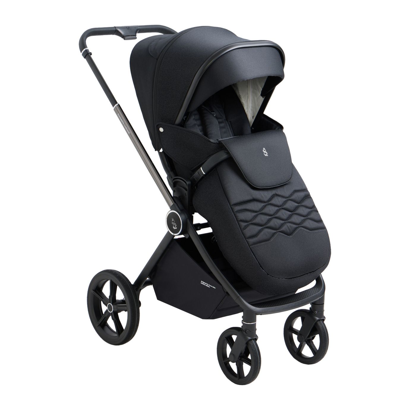 Прогулочная коляска SBL Elegante LT Chrome Black ( с сумкой)