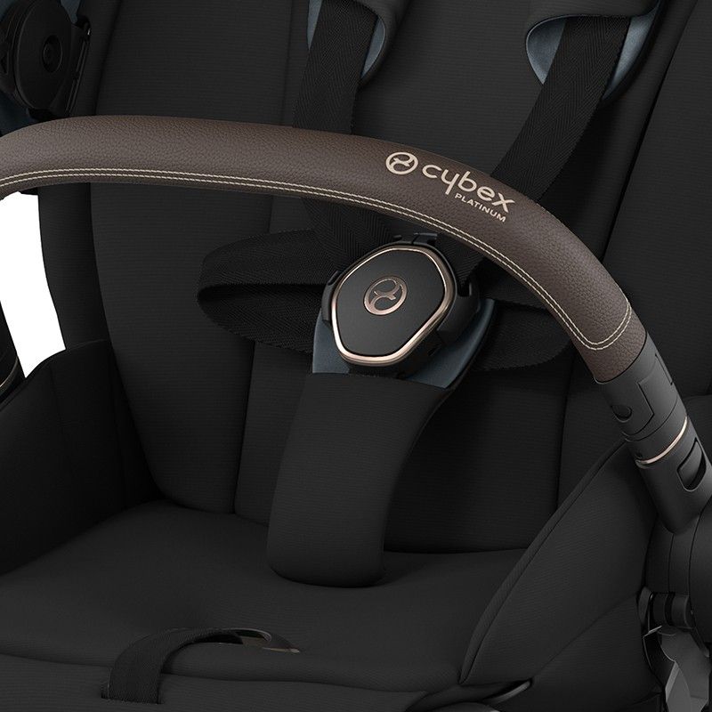 Cybex Priam IV коляска 2 в 1 Deep Black рама gold