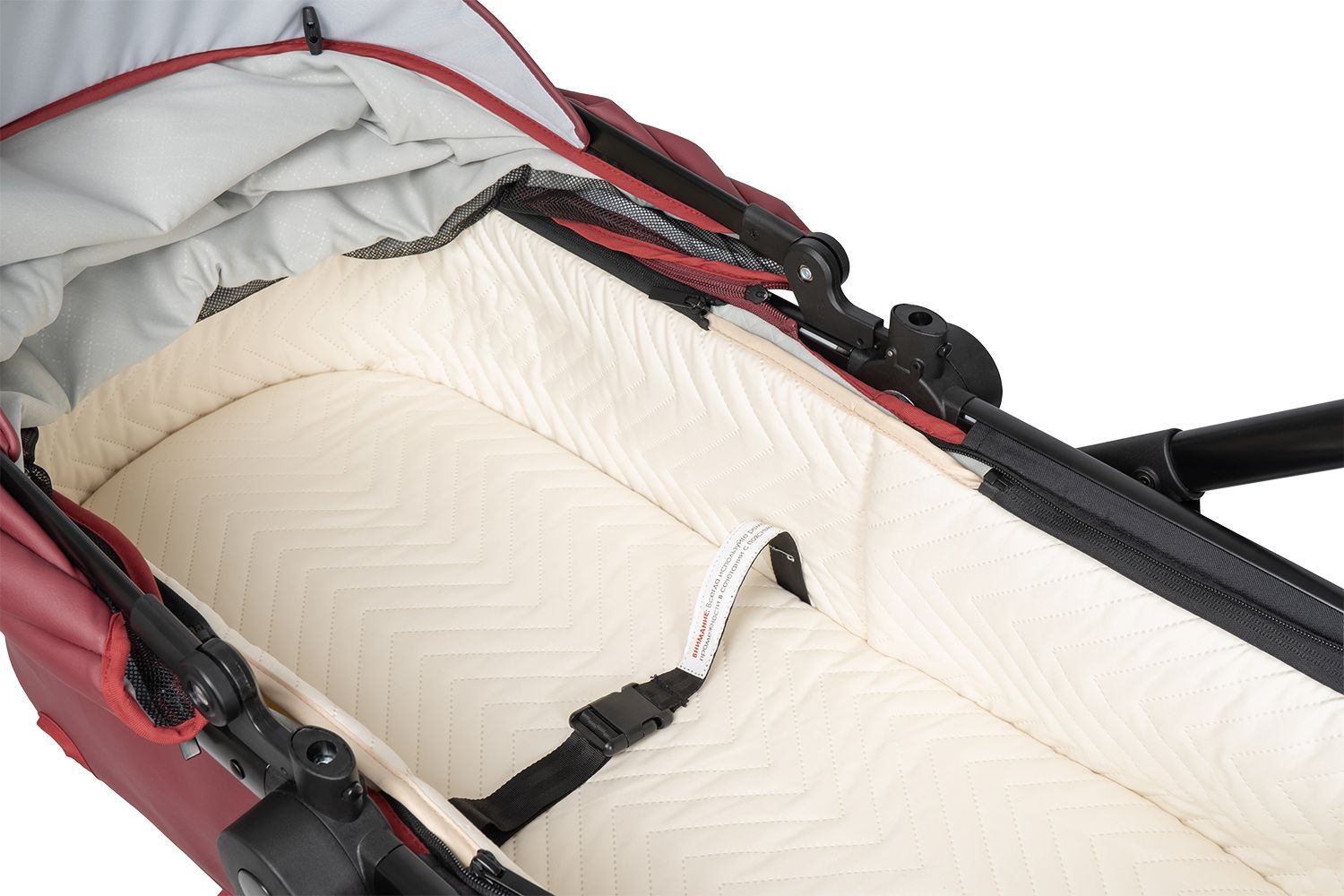 Коляска трансформер Aimile Adventurer бургунди