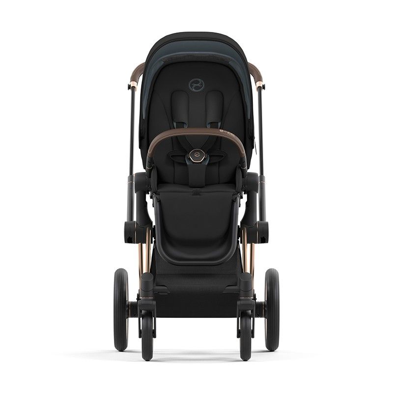 Cybex Priam IV коляска 2 в 1 Deep Black рама gold