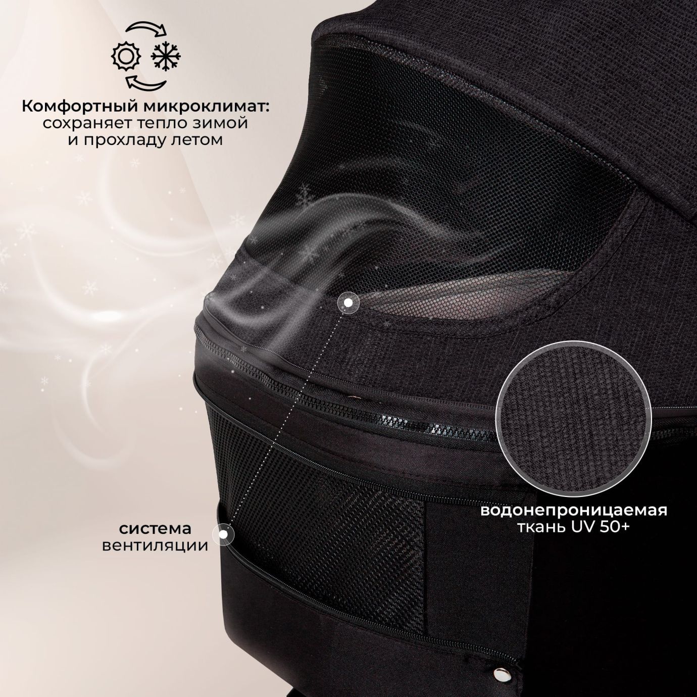 Коляска Sweet Baby Rubikid Black