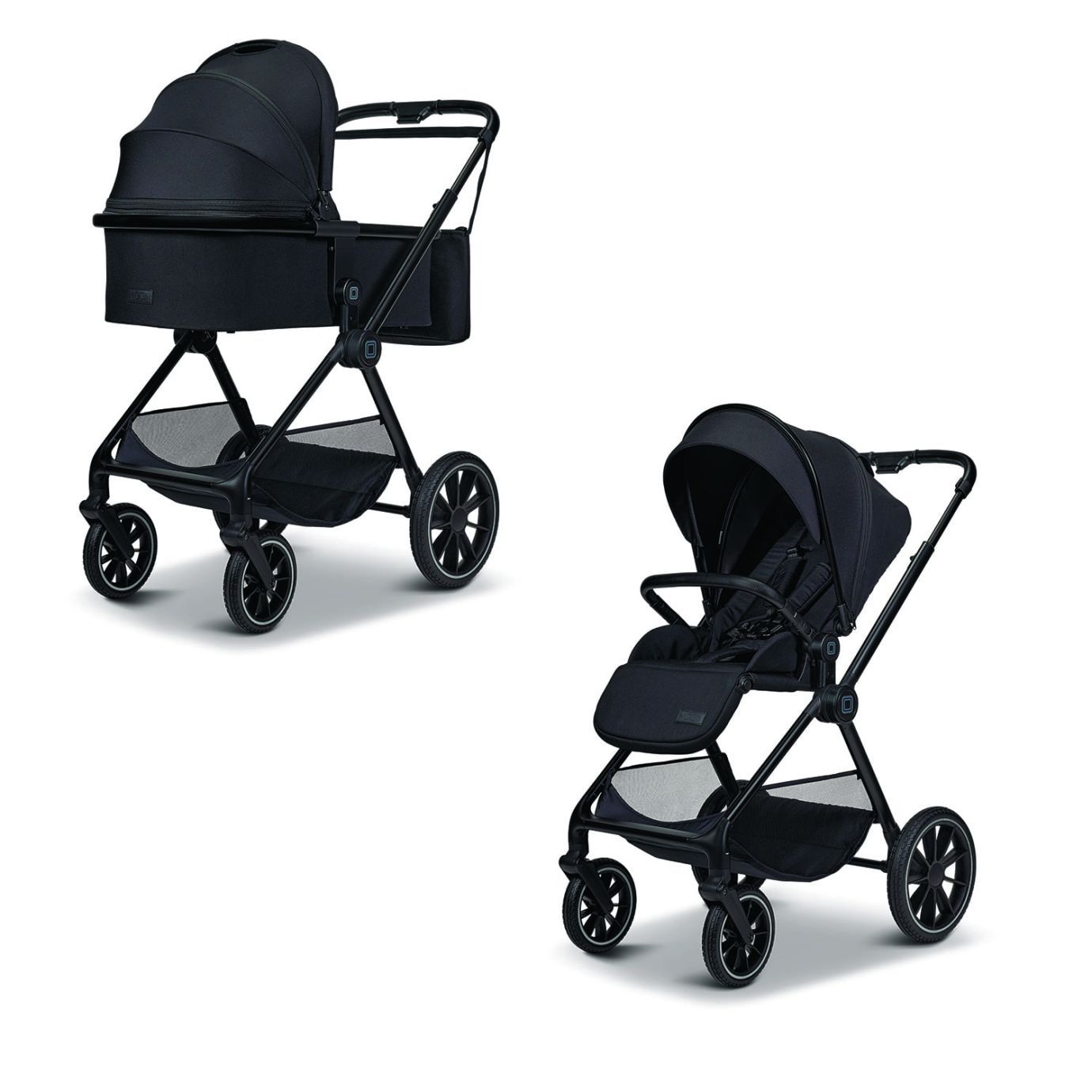 Коляска детская 2в1 Clicc onyx/melange 2025