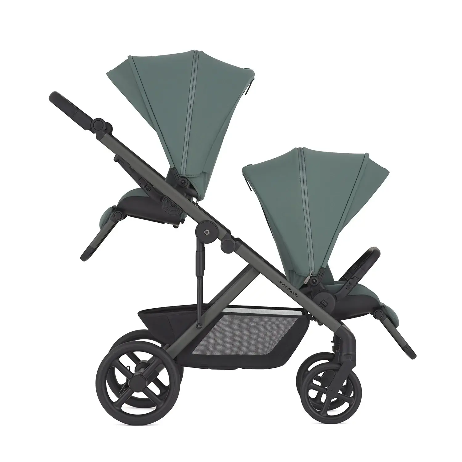 Коляска для двойни 2 в 1 Anex Modu Greeny