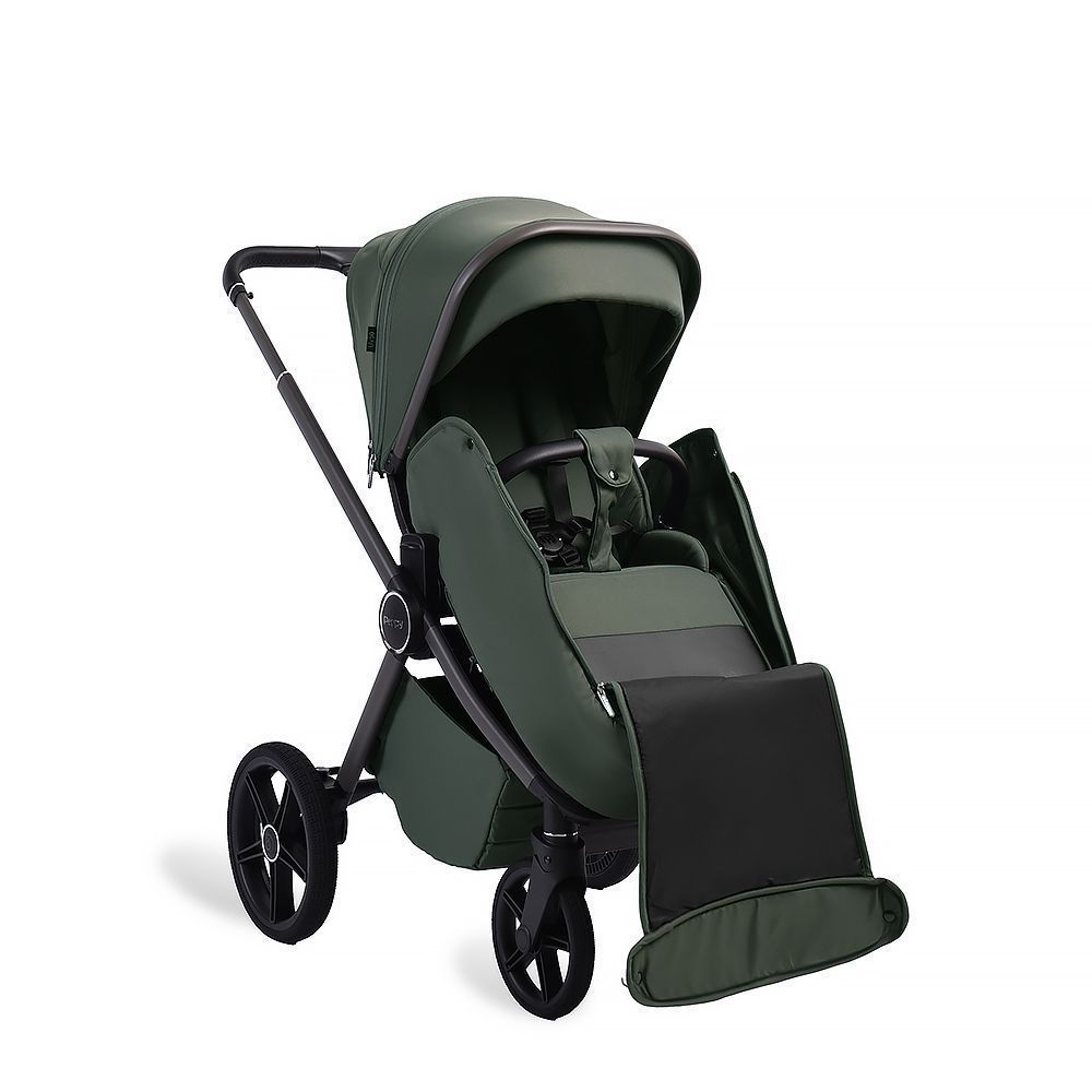Коляска 2в1 Peppy Monaco Plus Oliva Green (рама серая)