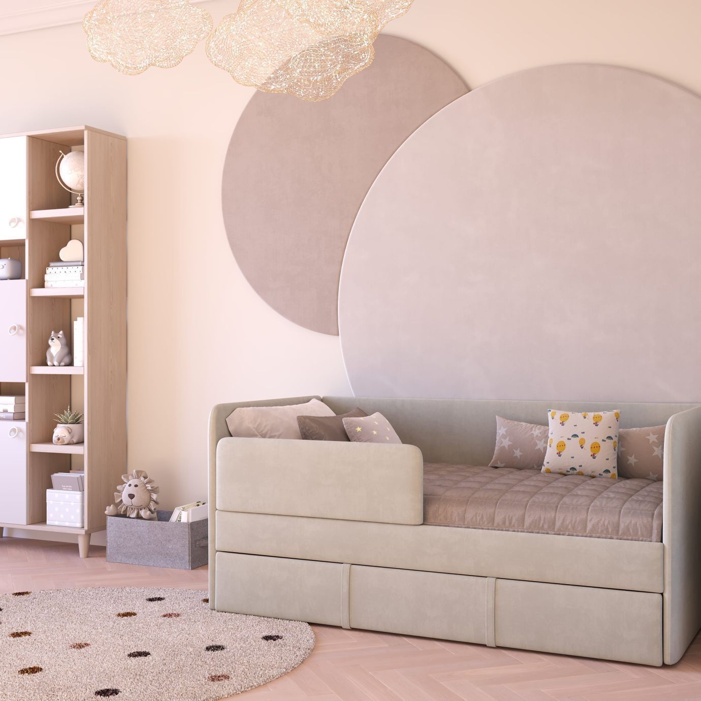 Кроватка мягкая Наоми+