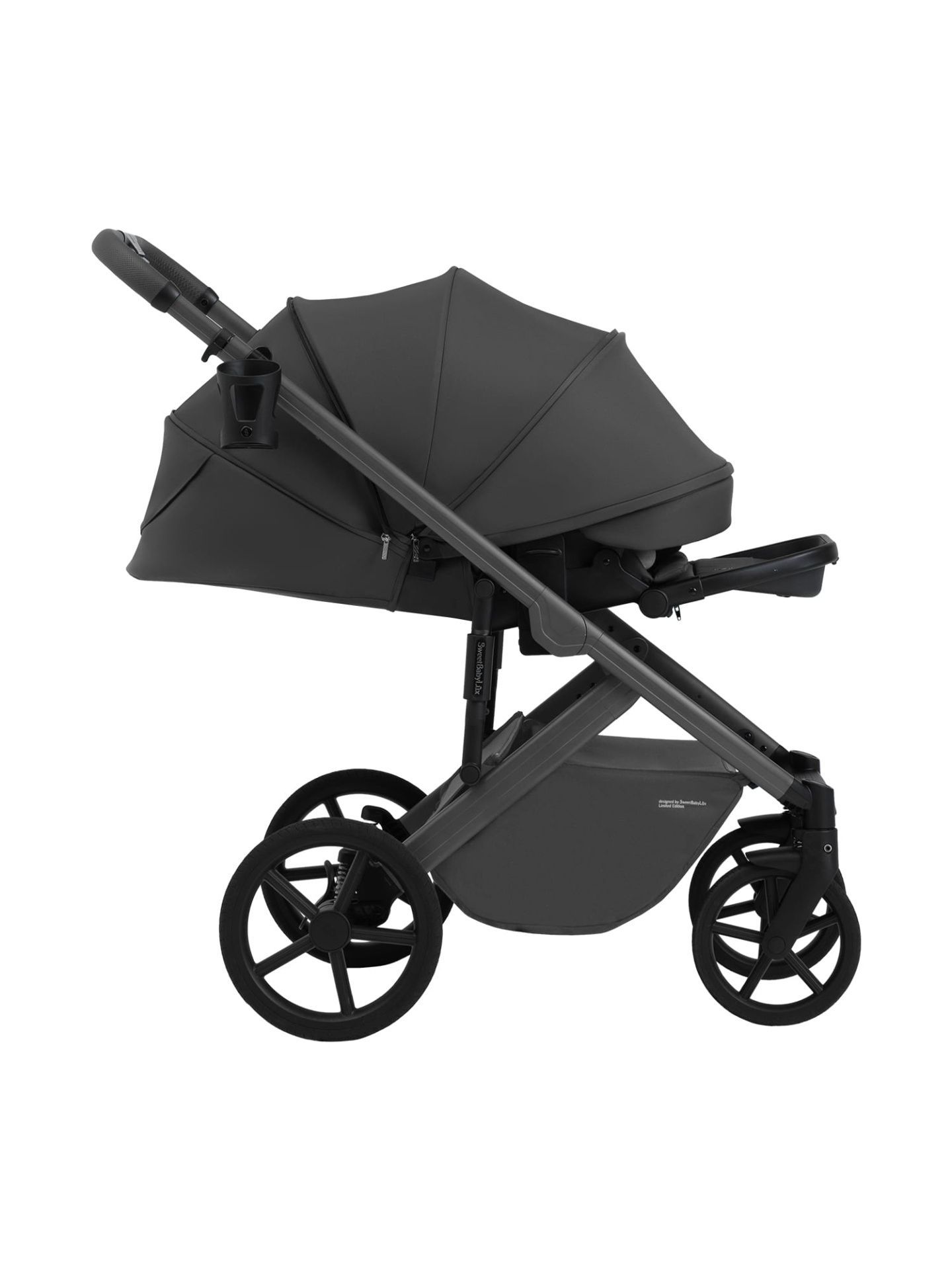 Коляска 2в1 SBL Dolce Dark Grey