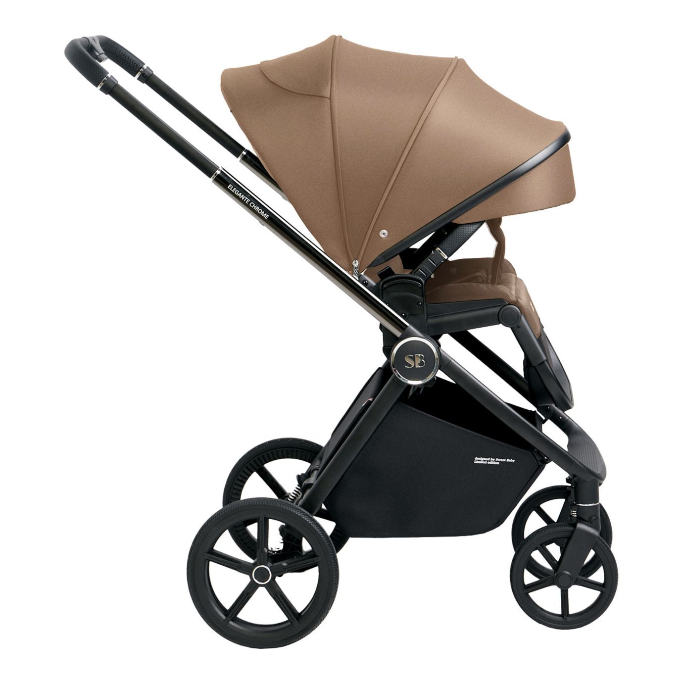 Прогулочная коляска Elegante Chrome Brown