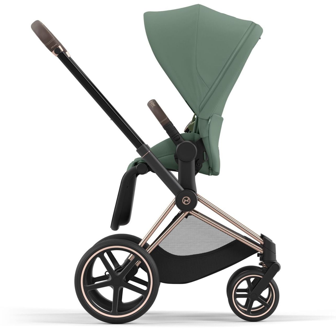 Cybex Priam IV коляска 2 в 1 green рама gold