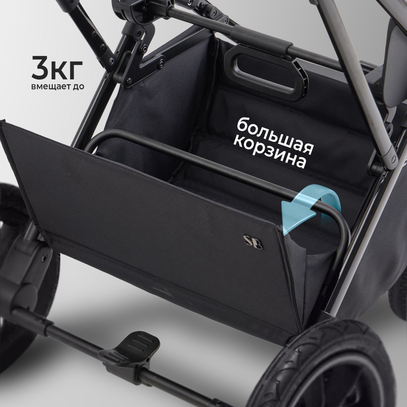 Коляска Sweet Baby Massimo Beige (надувные колеса)