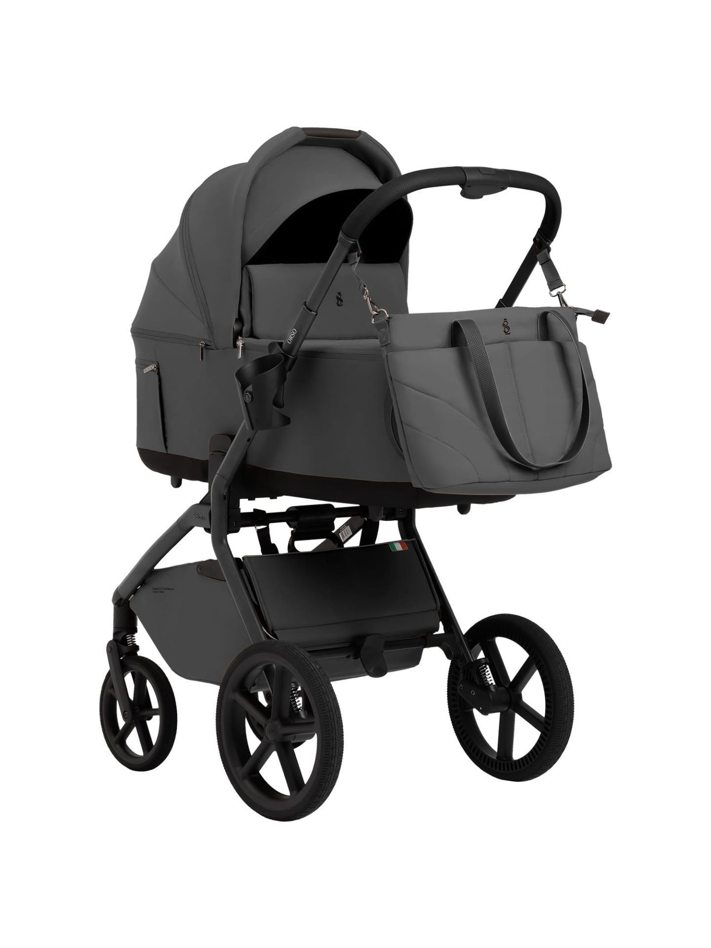 Коляска 2в1 SBL Orso Dark Grey