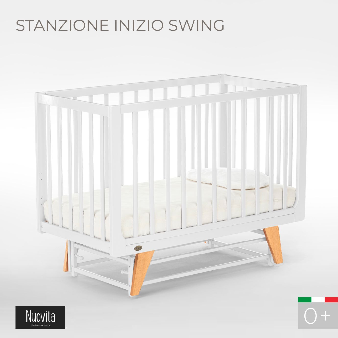 Кроватка детская NUOVITA STANZIONE INIZIO SWING