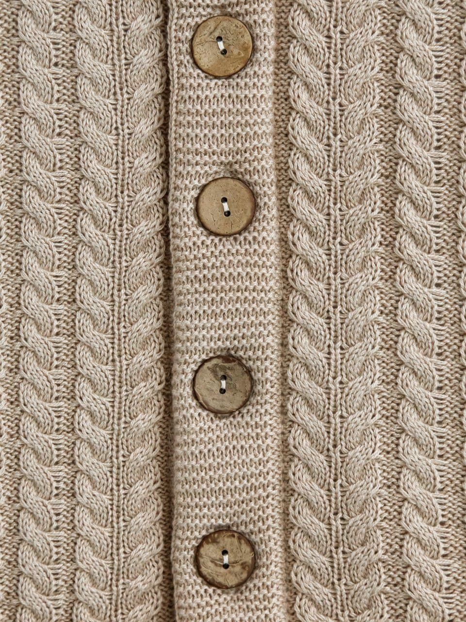 Конверт вязаный утепленный на выписку, 75 см.