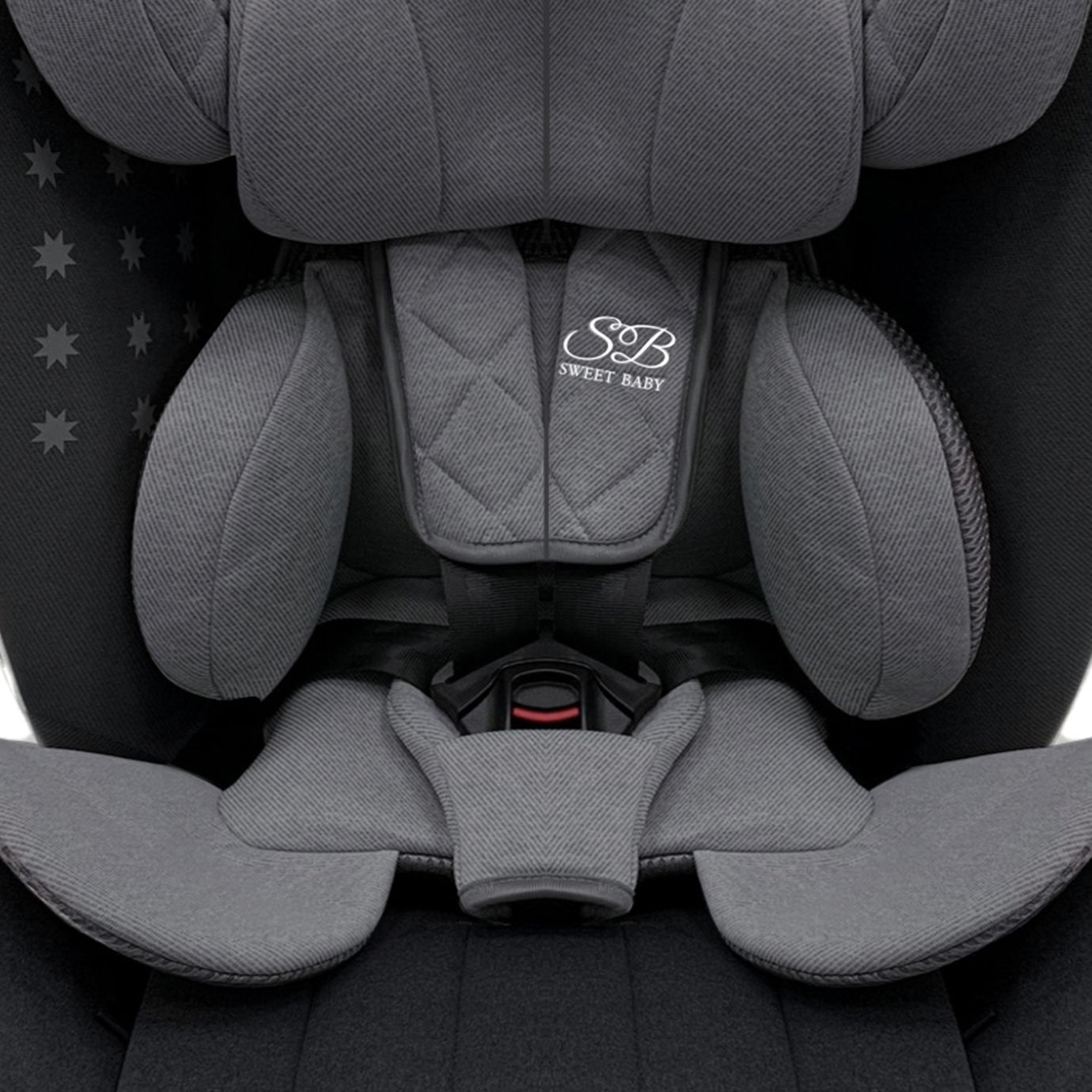 Автокресло группа 0123 (0-36) Fortuna 360 SPS Isofix Grey/Black