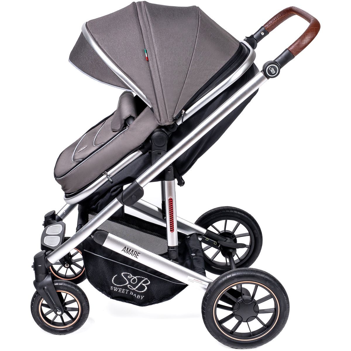 Коляска-трансформер Amare Brown