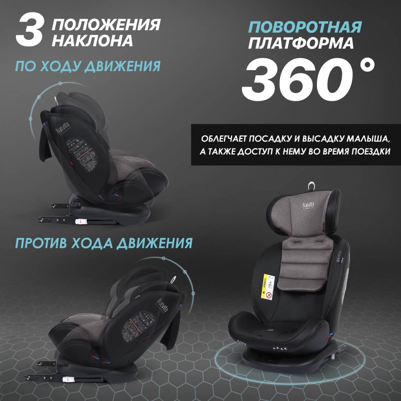 Автокресло NUOVITA MACZIONE N0123I-1L