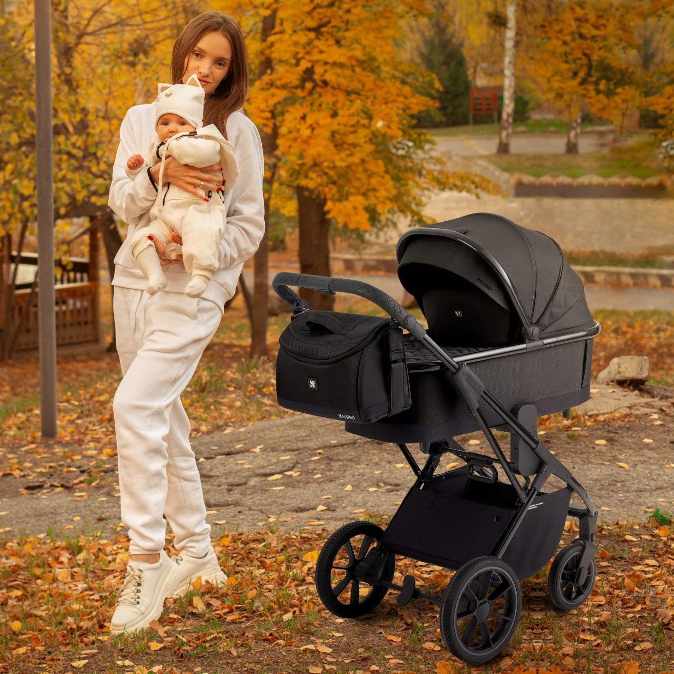 Коляска SBL Massimo Black