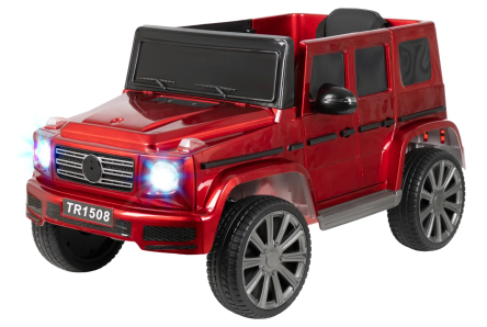 Джип детский электромобиль TR1508 красный металлик