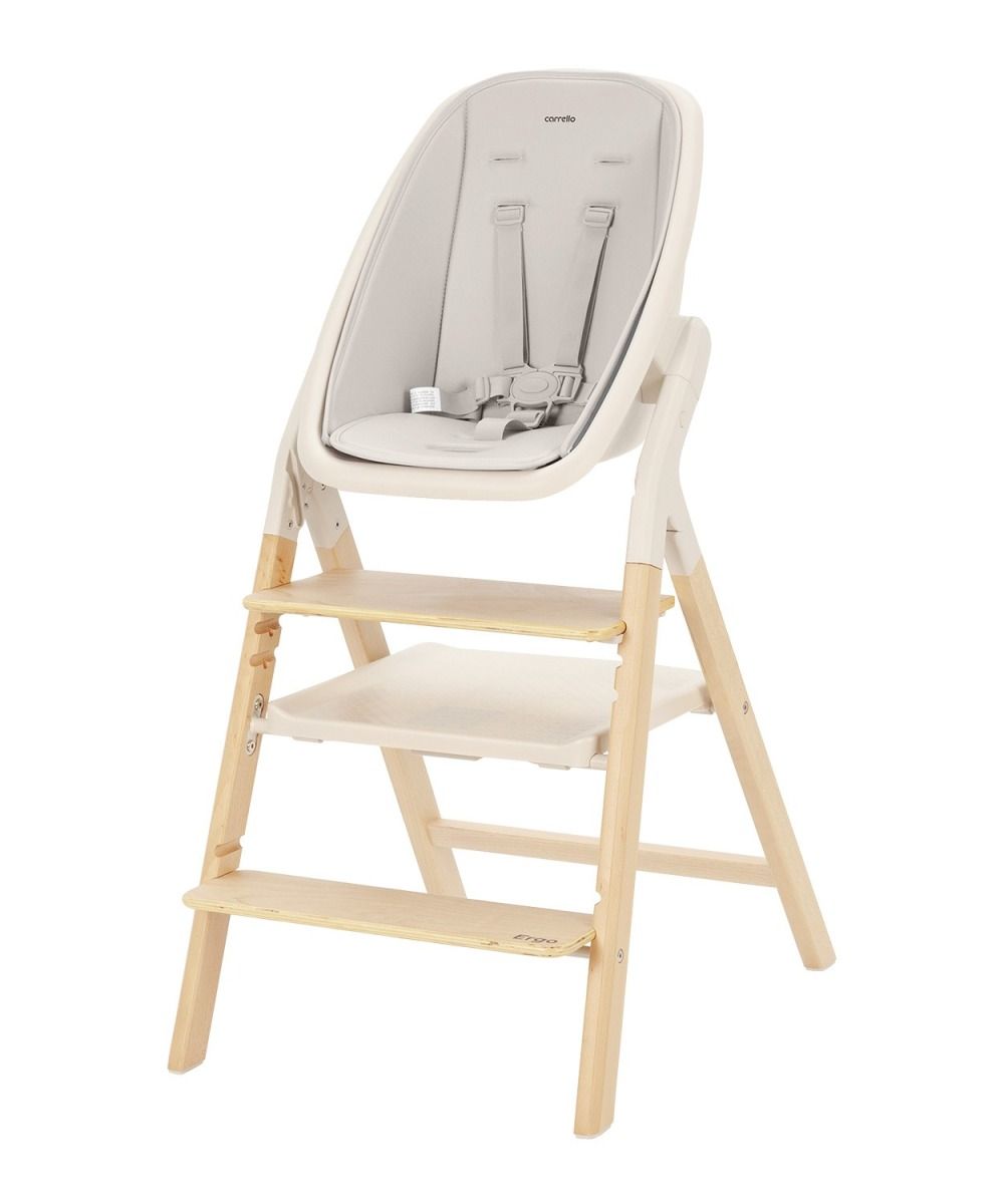 Стульчик для кормления Carrello Ergo, Linen Beige (Бежевый)