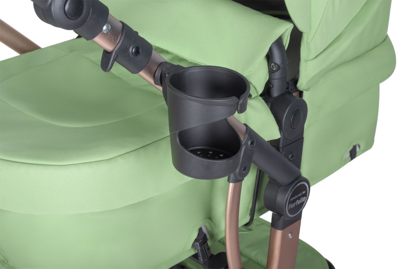 Коляска трансформер Aimile Original New Gold Базилик