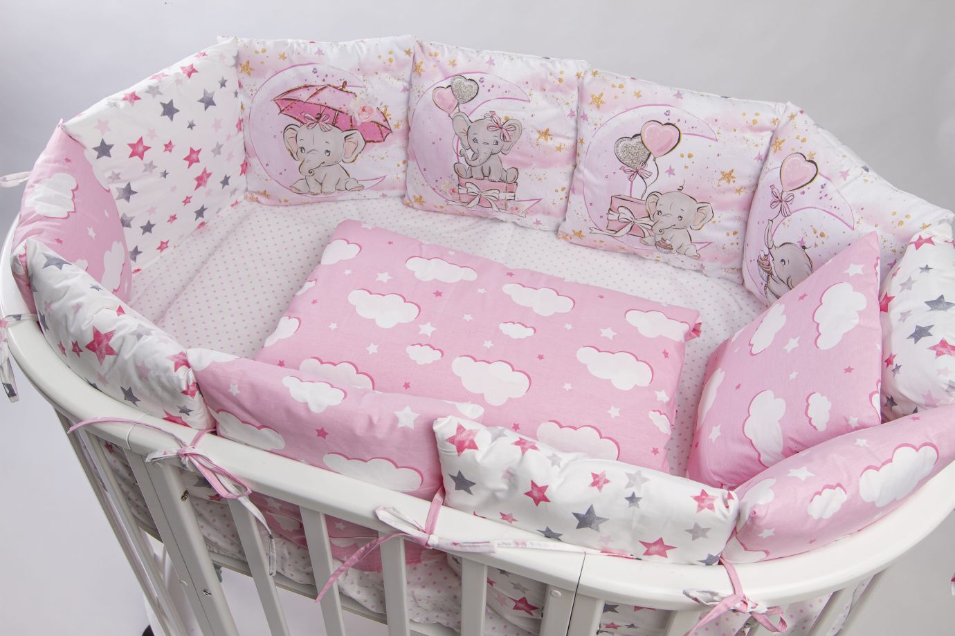 Комплект 17 предметов "слоник розовый"