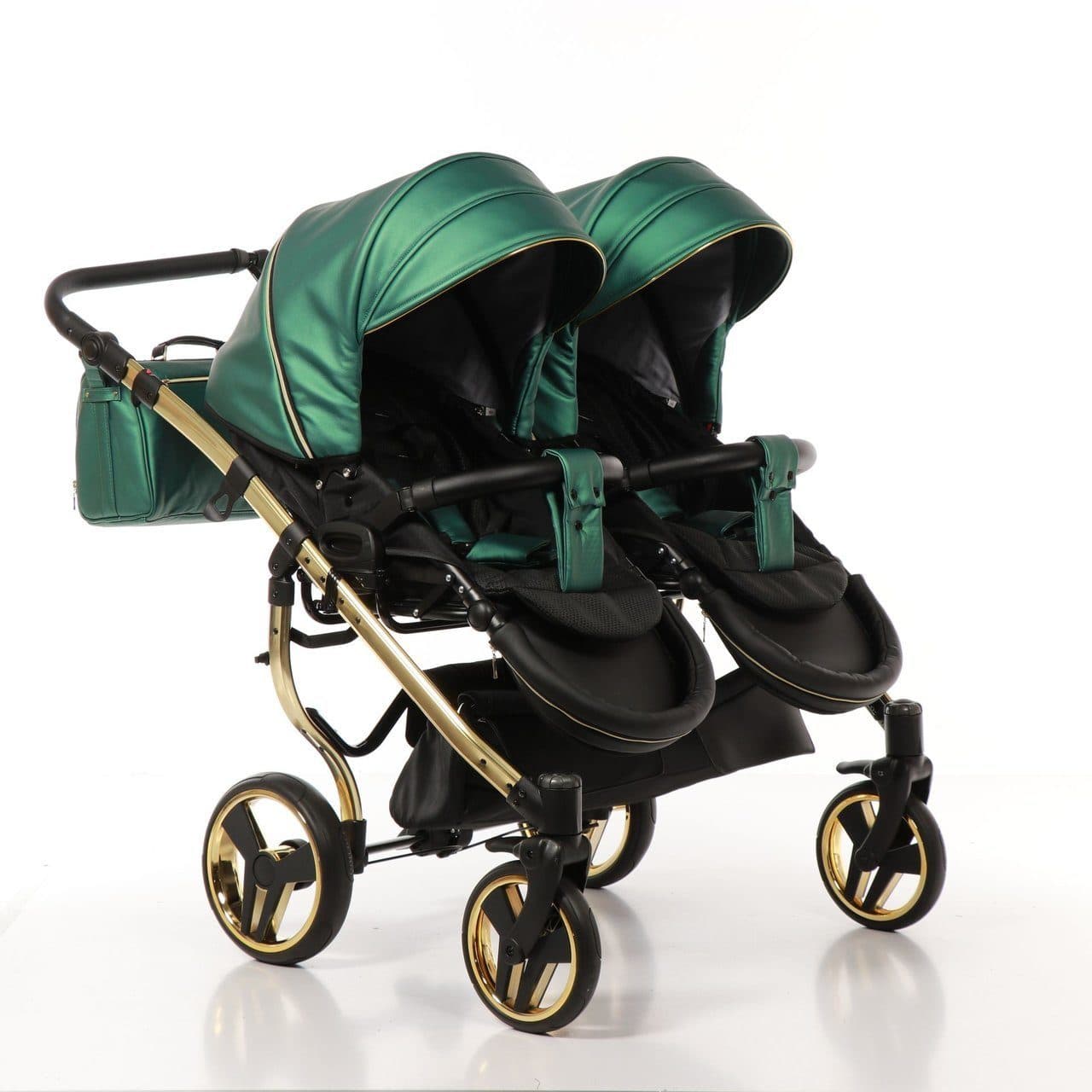 Коляска детская для двойни 2 в 1 JUNAMA Fluo Line DUO