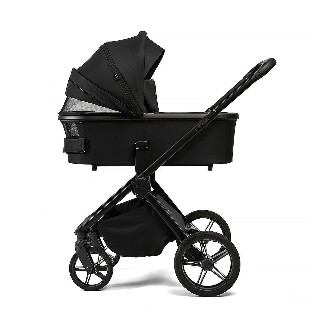 Коляска 2в1 Peppy Monaco Plus Black (рама черная)