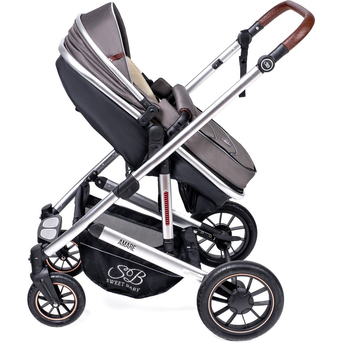 Коляска-трансформер Amare Brown