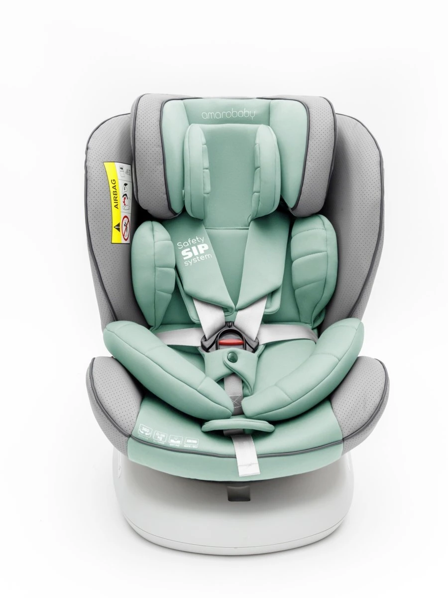 Автокресло детское CHAMPION, Isofix класс D, группа 0+/1/2/3 бирюзовый