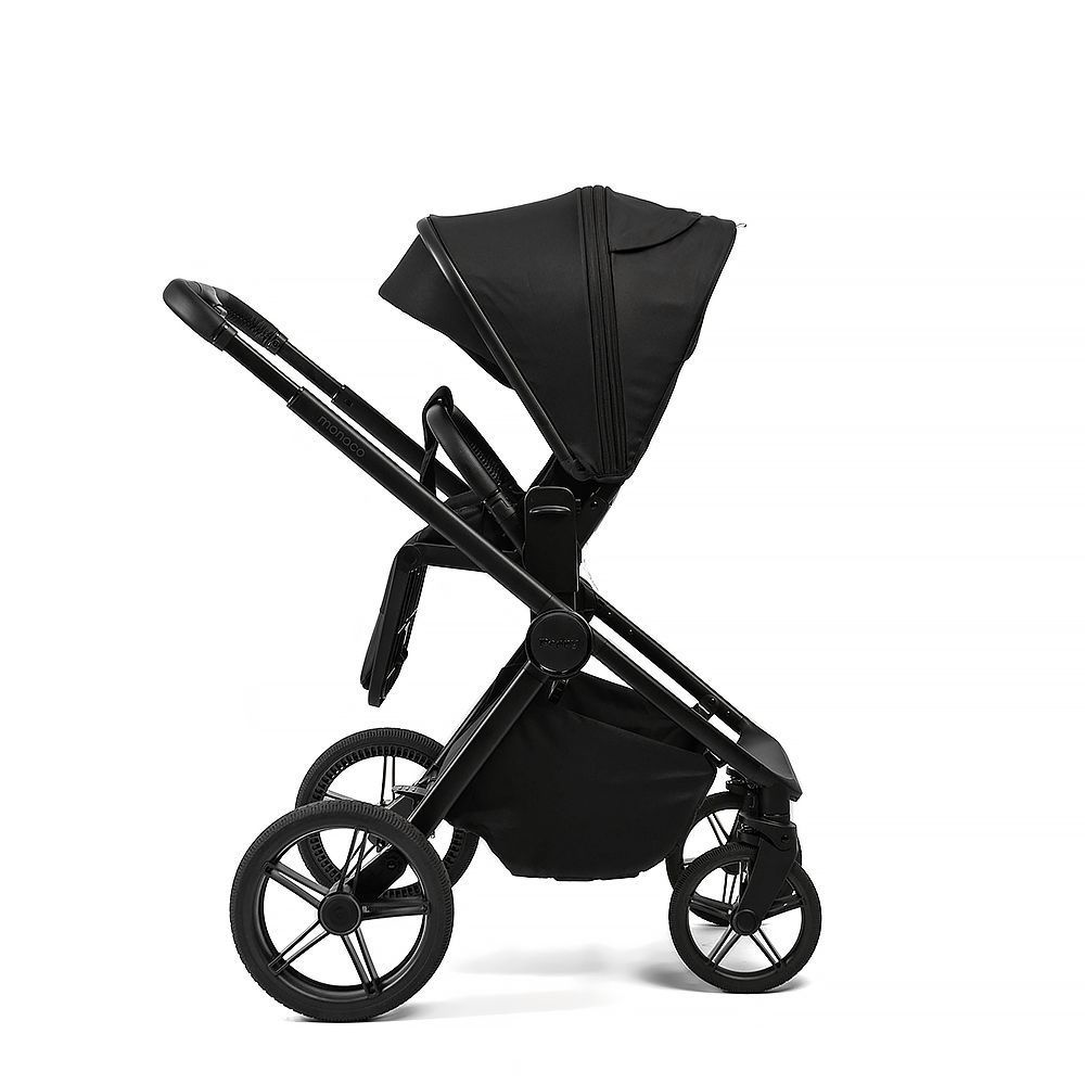 Коляска 2в1 Peppy Monaco Plus Black (рама черная)