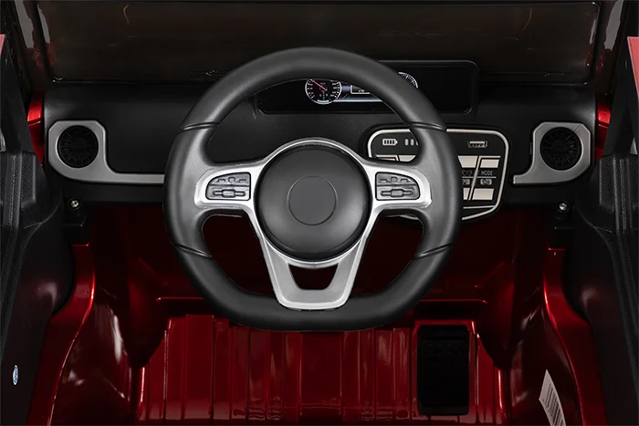 Джип детский электромобиль TR1508 красный металлик