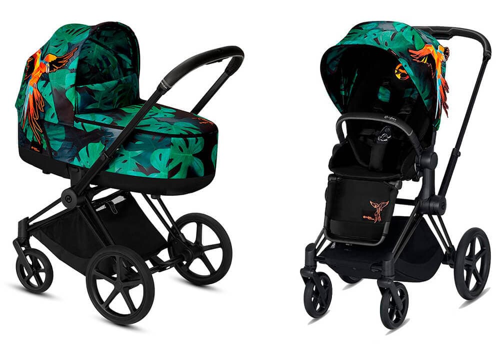 Детская коляска Cybex Priam III 2 в 1 FE Birds of Paradise